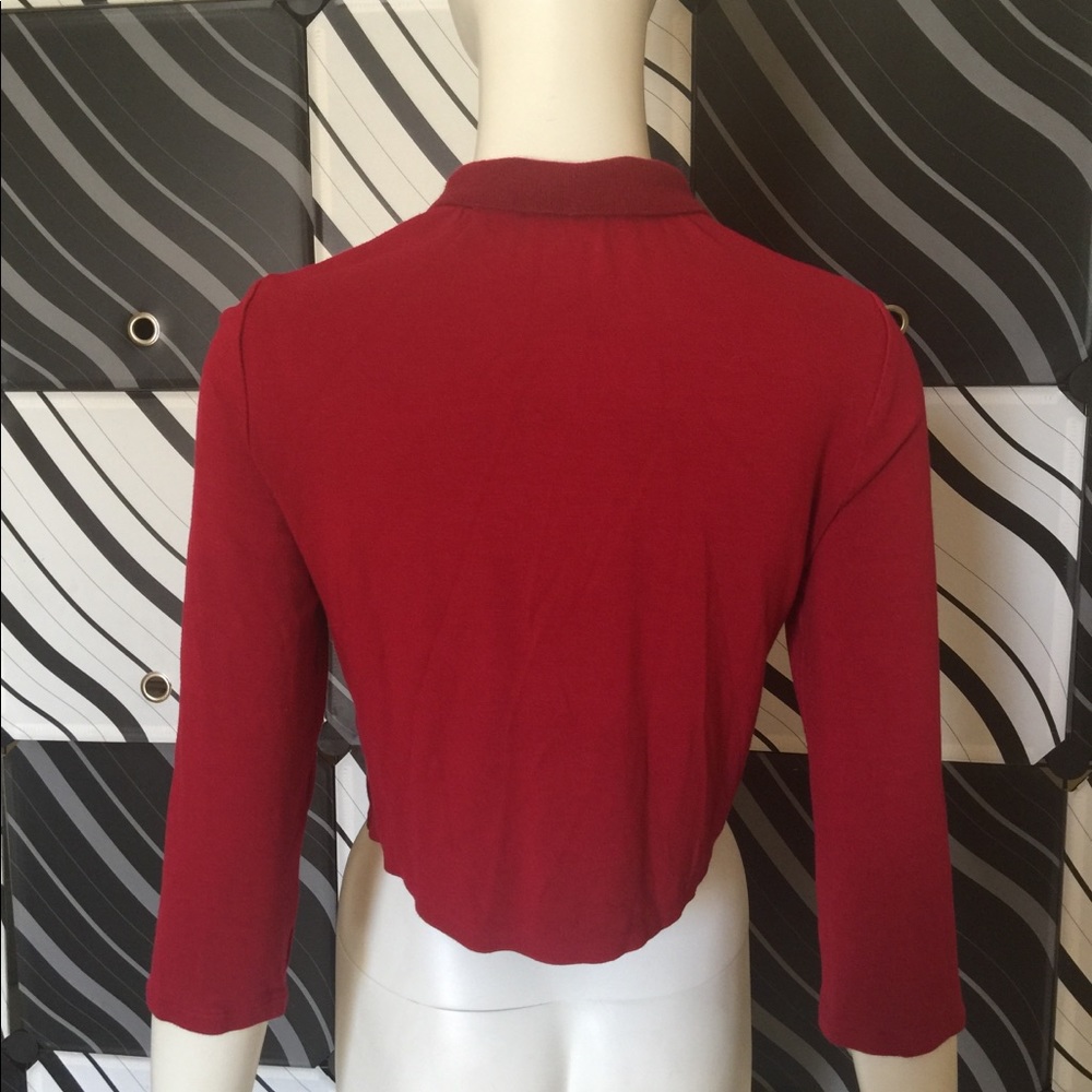 Burgundy Cardigan - Picture 4 of 10